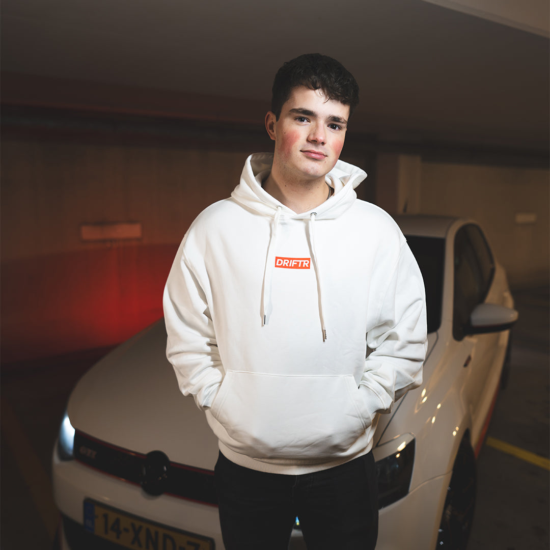 Racer Red DRIFTR Streep Wit Hoodie