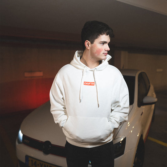 Racer Red DRIFTR Streep Wit Hoodie
