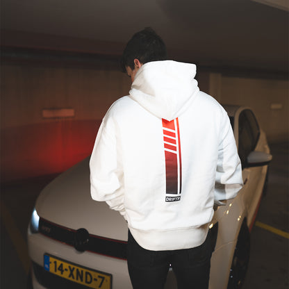 Racer Red DRIFTR Streep Wit Hoodie
