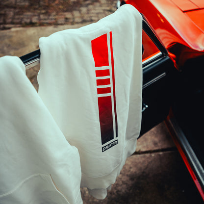 Racer Red DRIFTR Streep Wit Hoodie