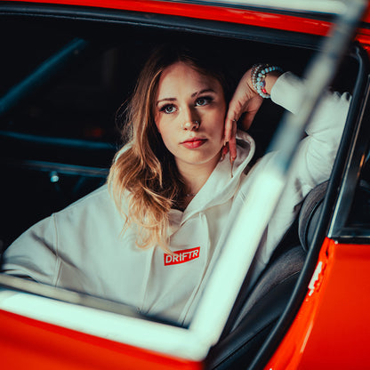 Racer Red DRIFTR Streep Wit Hoodie