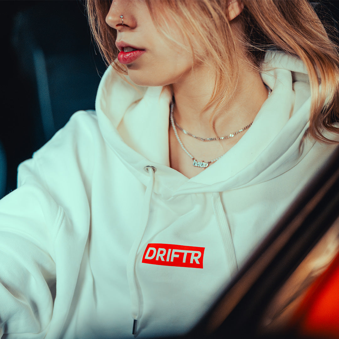 Racer Red DRIFTR Streep Wit Hoodie