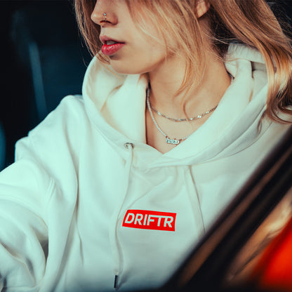 Racer Red DRIFTR Streep Wit Hoodie