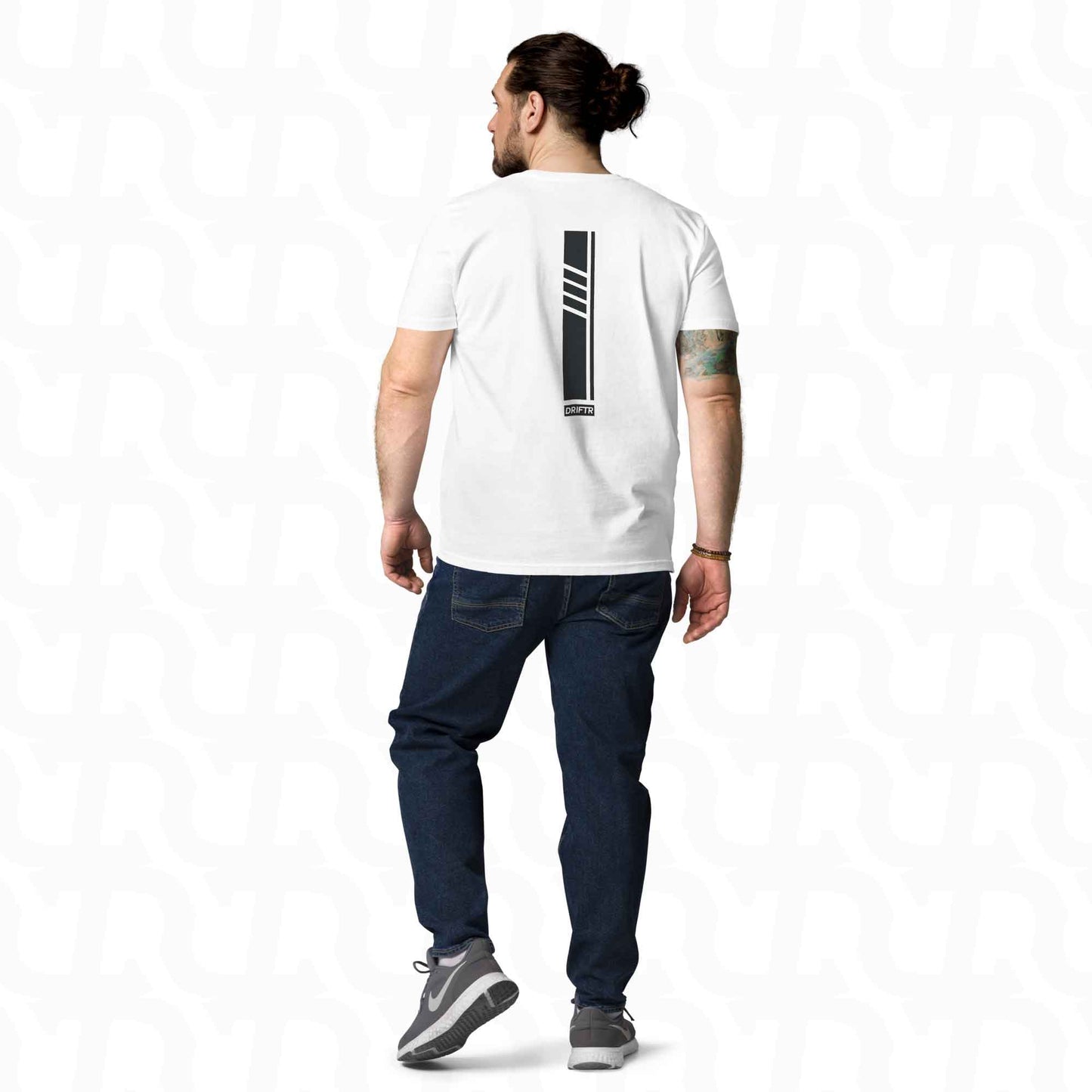 Carbon Black DRIFTR Streep Tee-sport