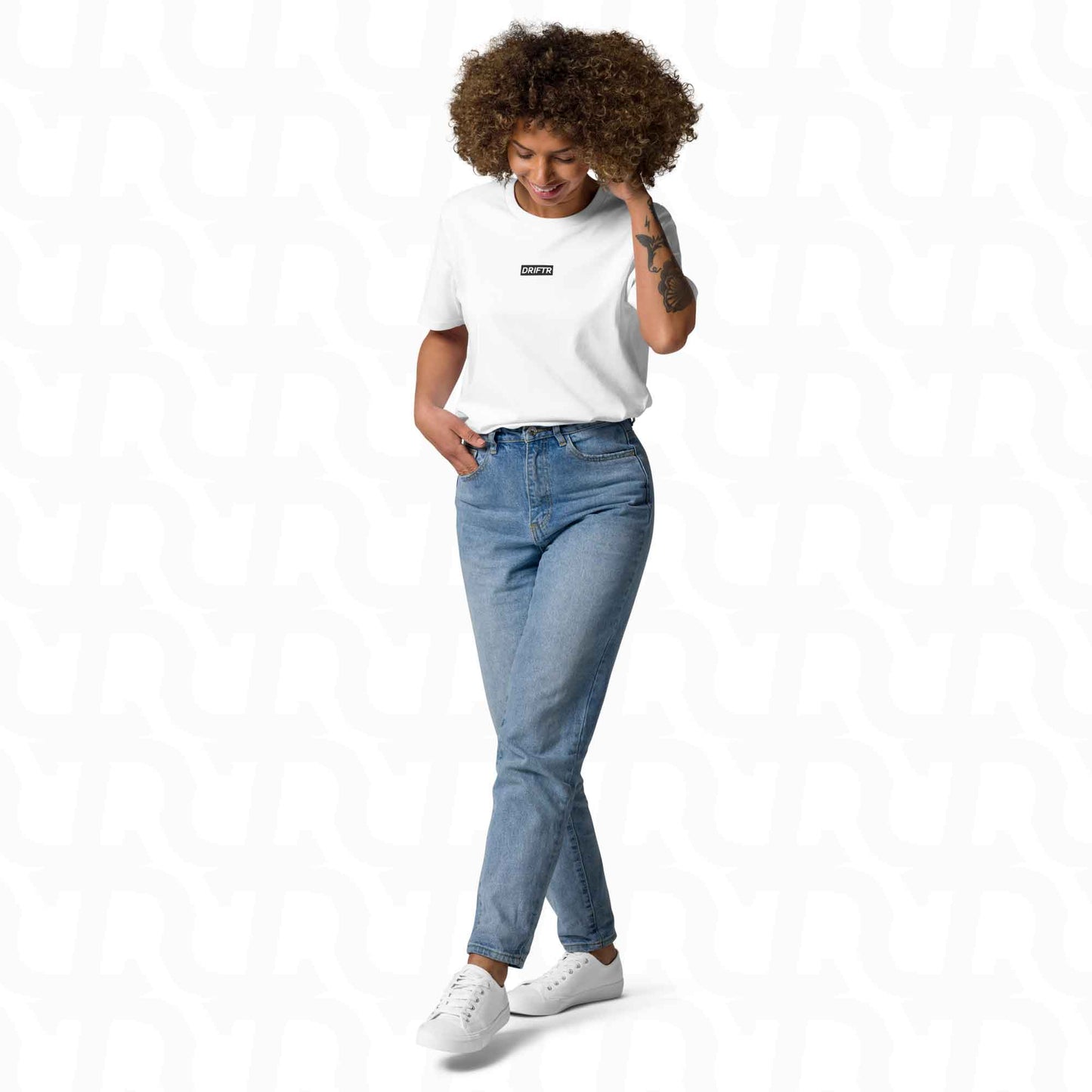 Carbon Black Wit Tee-sport