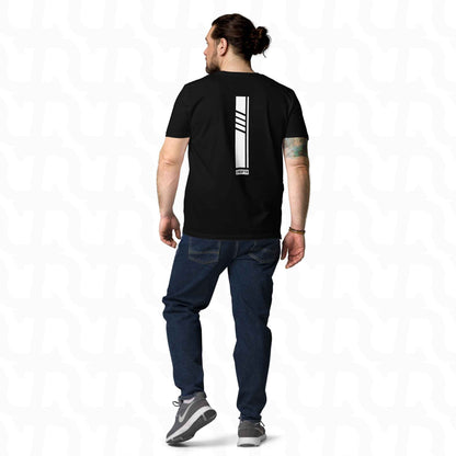 Dynamic White DRIFTR Streep Tee-sport