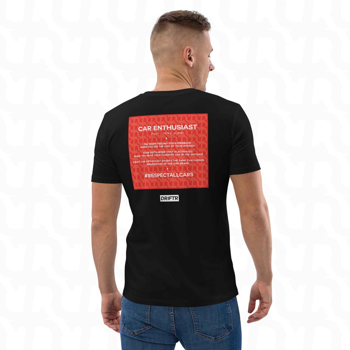 Racer Red Tee-sport Zwart