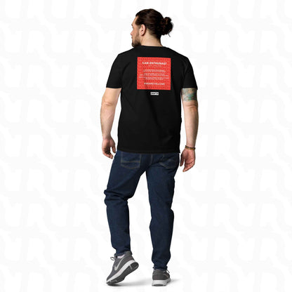 Racer Red Tee-sport Zwart