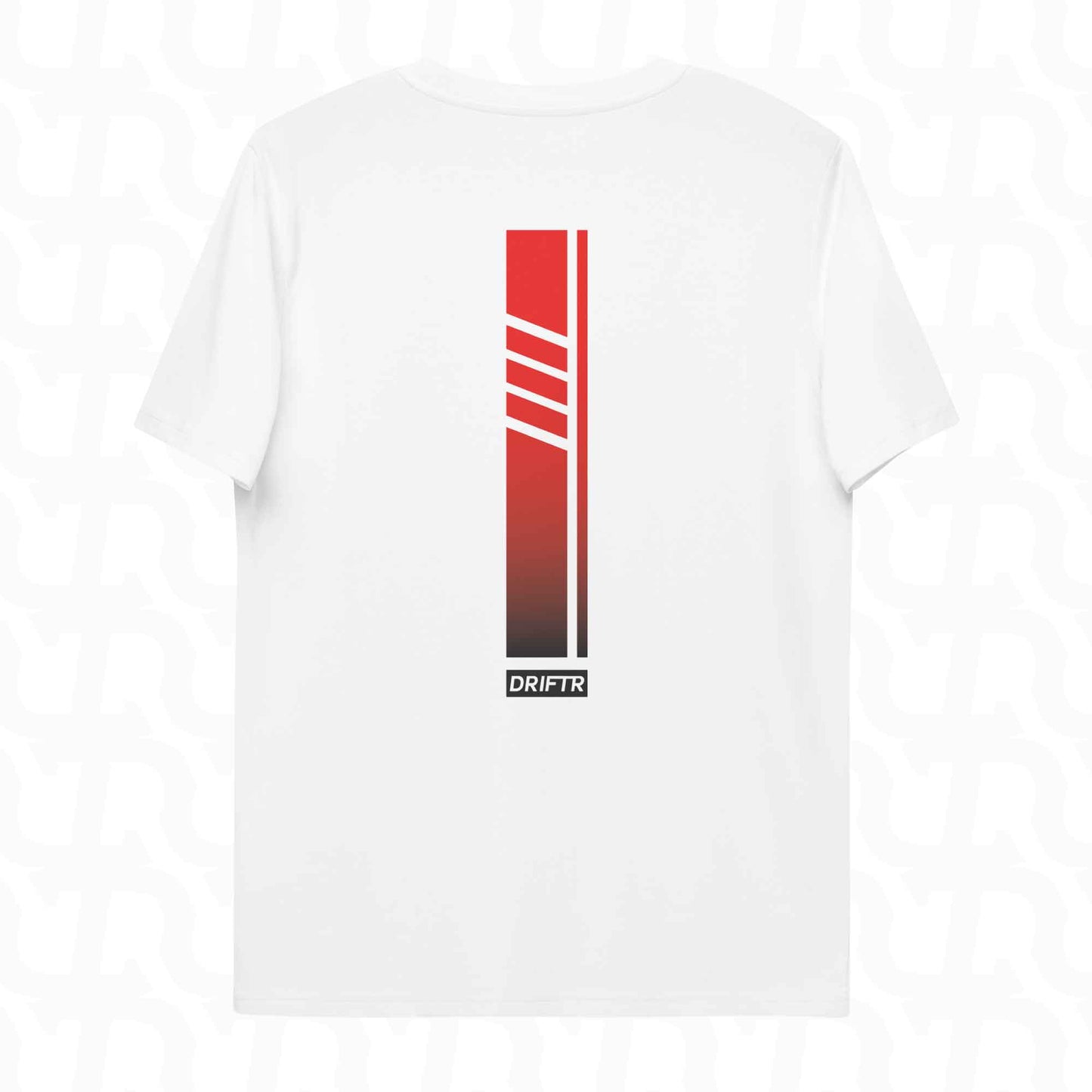 Racer Red DRIFTR Streep Wit Tee-sport